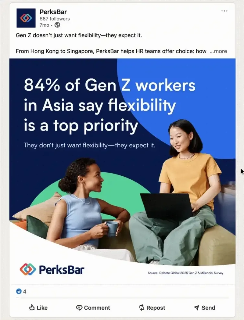 PerksBar Social Media — image 1