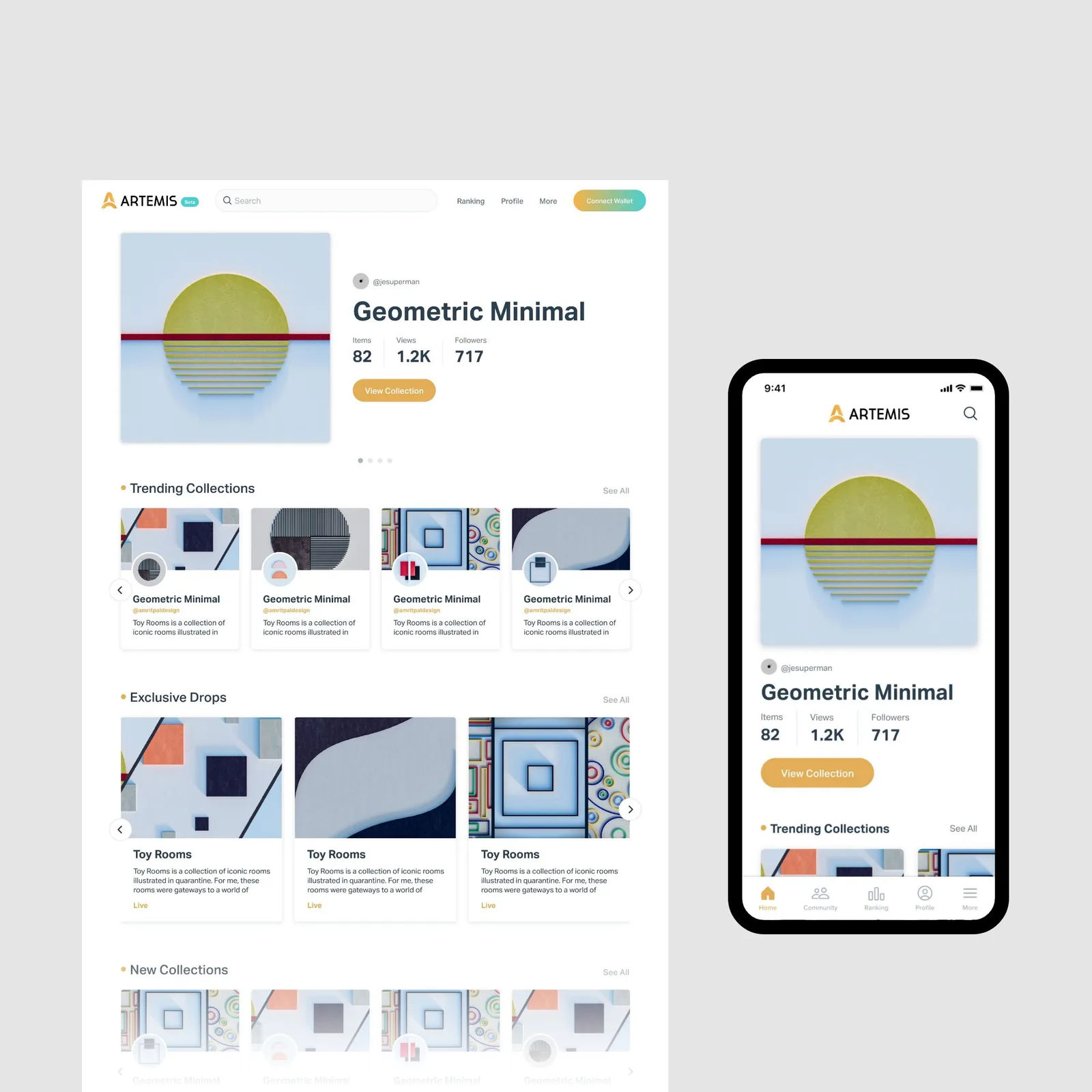Artemis — NFT Marketplace — image 1