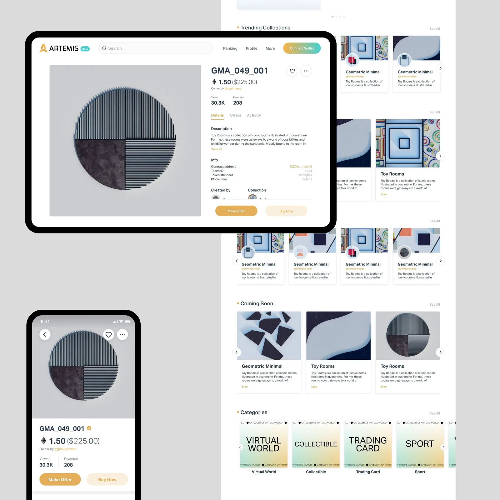 Artemis — NFT Marketplace — image 2