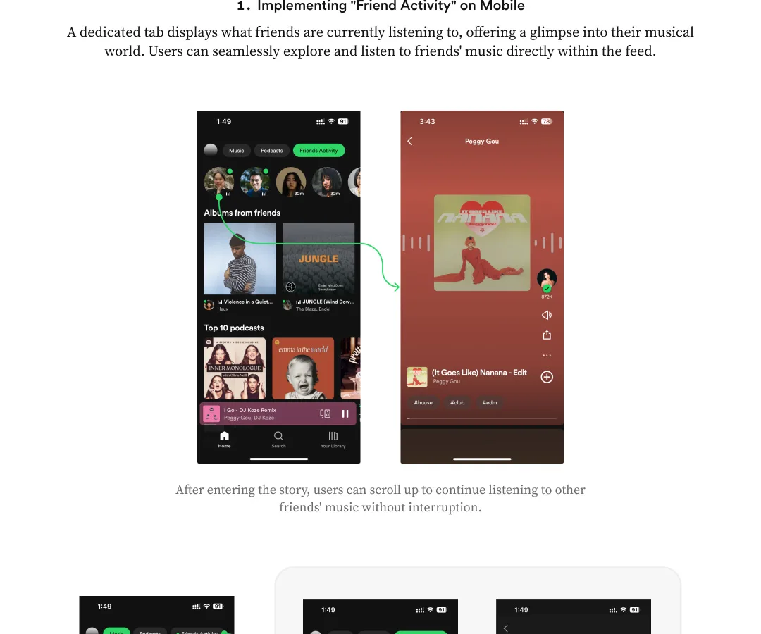 UX Case Study — Spotify — image 4